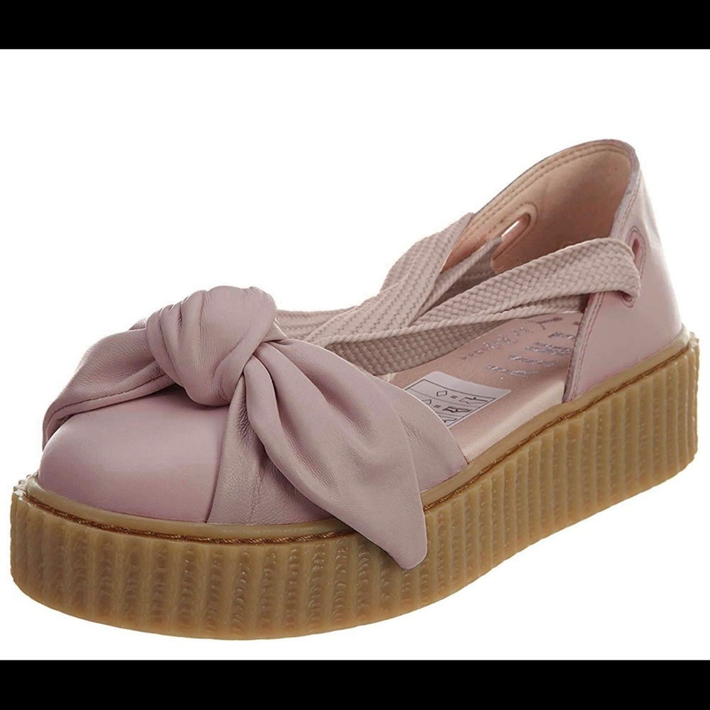 Puma Fenty Bow Pink Creeper Espadrille Sandals 9M